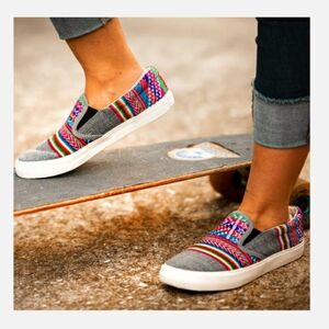 Inkkas Handmade Peru Unisex Slate Slip On Shoes Loafers Mens 8 Womens 10…